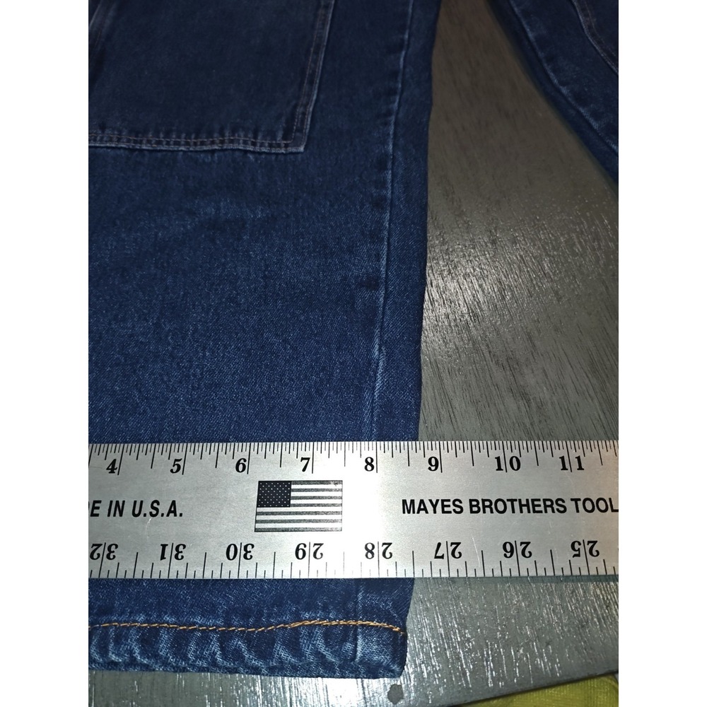 Monkey Ride Jeans Womens Size 9 Carpenter Utility Wide Leg Dark Wash Denim - Picture 5 of 13